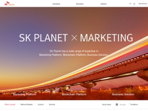 SK플래닛 영문					 					 인증 화면